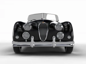 Jaguar XK140 1954 3D Model
