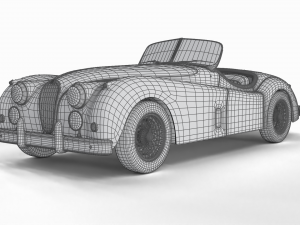 Jaguar XK140 1954 Modelo 3D