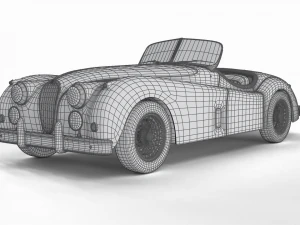 Jaguar XK140 1954 3D Model