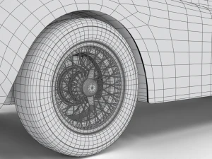 Jaguar XK140 1954 3D Model