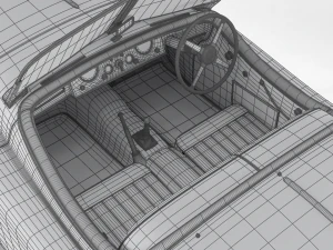 Jaguar XK140 1954 3D Model