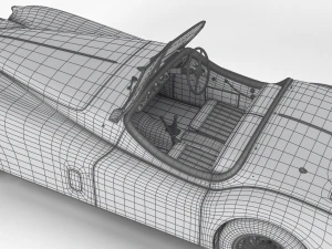 Jaguar XK140 1954 3D Model