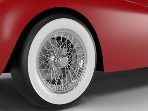 Jaguar XK140 1954 Modelo 3D