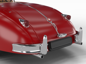 Jaguar XK140 1954 Modelo 3D
