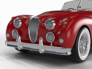 Jaguar XK140 1954 Modelo 3D