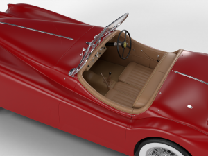 Jaguar XK140 1954 Modelo 3D