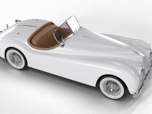 Jaguar XK140 1954 3Dモデル