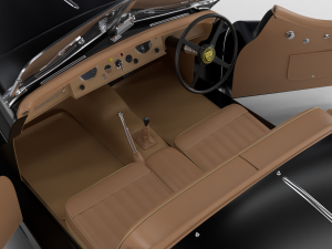 Jaguar XK140 1954 HQ interior 3D Model