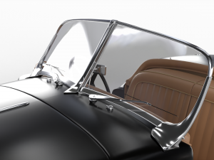 Jaguar XK140 1954 HQ interior 3D Model