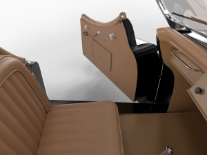 Jaguar XK140 1954 HQ interior 3D Model