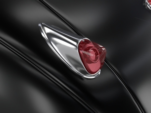 Jaguar XK140 1954 HQ interior 3D Model