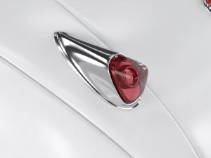 Jaguar XK140 1954 HQ interior 3D Model