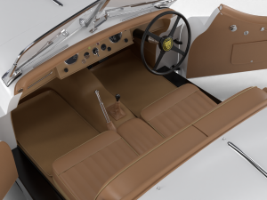 Jaguar XK140 1954 HQ interior Modelo 3D
