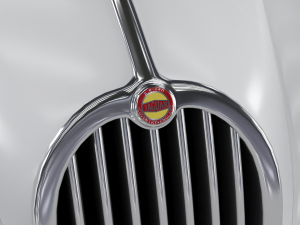 Jaguar XK140 1954 HQ interior Modelo 3D