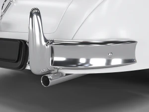 Jaguar XK140 1954 HQ interior 3D Model