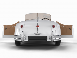Jaguar XK140 1954 HQ interior Modelo 3D