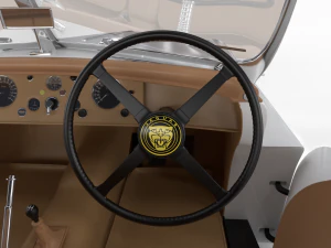 Jaguar XK140 1954 HQ interior 3D Model
