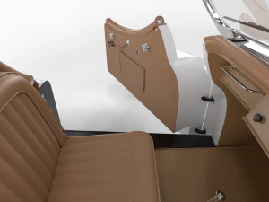 Jaguar XK140 1954 HQ interior 3D Model