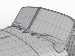 Jaguar XK140 1954 HQ interior Modelo 3D
