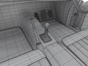 Jaguar XK140 1954 HQ interior Modelo 3D