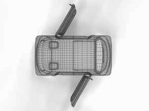 Citron Ami 2020 HQ Interior 3D Модель