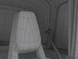 Citron Ami 2020 HQ Interior 3D Модель