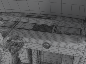 Citron Ami 2020 HQ Interior 3D Модель