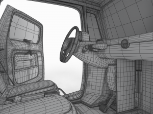 Citron Ami 2020 HQ Interior 3D Модель