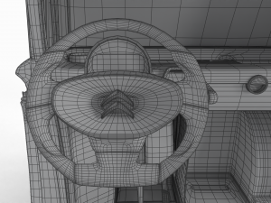 Citron Ami 2020 HQ Interior 3D Модель