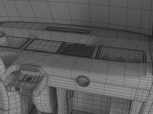 Citron Ami 2020 HQ interior 3D Model