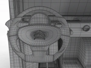 Citron Ami 2020 HQ interior 3D Model