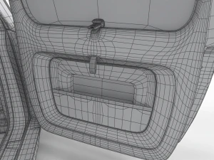 Citron Ami 2020 HQ interior 3D Model