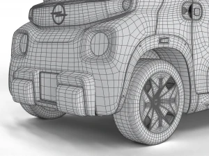 オペル ロックス E 2020 3Dモデル