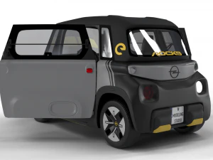 Opel Rocks E 2020 HQ interior 3D Model