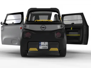 Opel Rocks E 2020 HQ interior 3D Model