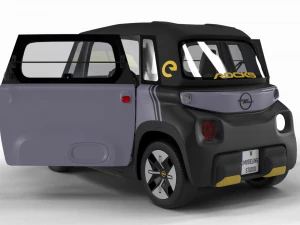 Opel Rocks E 2020 HQ interior 3D Model