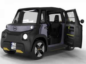 Opel Rocks E 2020 HQ interior 3D Model