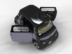 Opel Rocks E 2020 HQ interior 3D Model