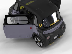 Opel Rocks E 2020 HQ interior 3D Model