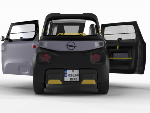 Opel Rocks E 2020 HQ interior 3D-Modell