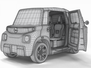 Opel Rocks E 2020 HQ interior 3D-Modell