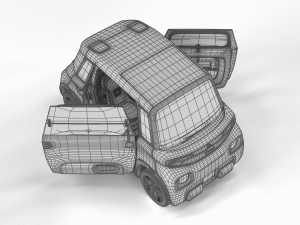 Opel Rocks E 2020 HQ interior 3D-Modell