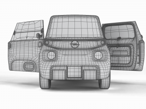 Opel Rocks E 2020 HQ interior 3D-Modell