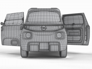 Opel Rocks E 2020 HQ interior 3D-Modell