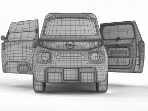 Opel Rocks E 2020 HQ interior 3D Model