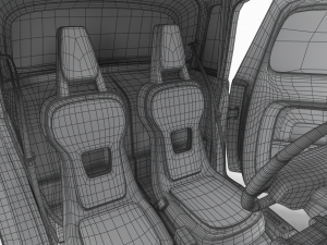 Opel Rocks E 2020 HQ interior 3D-Modell