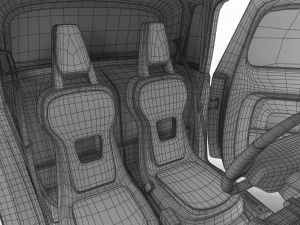 Opel Rocks E 2020 HQ interior 3D Model