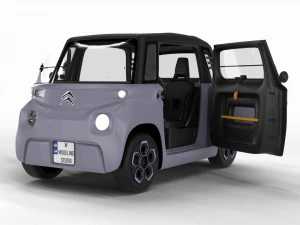 Pack mini-car HQ interior 3D Model