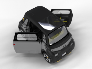 Pack mini-car HQ interior 3D-Modell