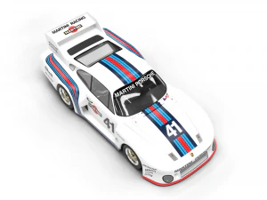 Porsche 935-77 1977 Martini Racing 3D Model